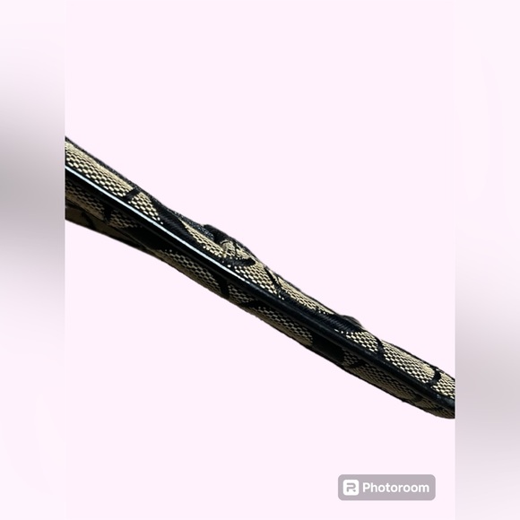 LOW START Coach  Authentic Signature C Legacy Stripe Wristlet🔥 With dust bag! - Picture 7 of 9